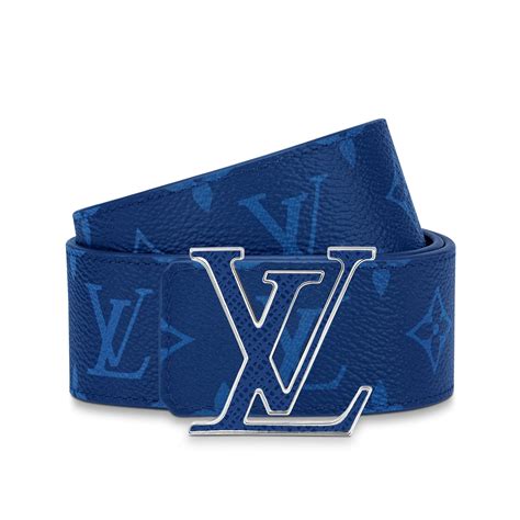 blue lv belt|blue louis vuitton belt.